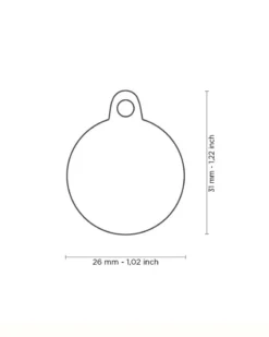 MY FAMILY Handmade Circle Tag In Cappuccino Custom Pet ID Tag -Pet Sale Shop 45 d3940e08 b10c 4915 9fe6 6f63e1c58bf8