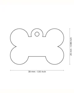 MY FAMILY Bonne Bone In Chrome Custom Pet ID Tag -Pet Sale Shop 46 8ca21386 7013 4f6a 9ee1 76261c8c6e96