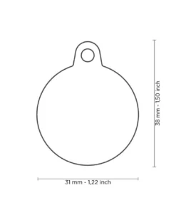 MY FAMILY Hushtag Circle Custom Pet ID Tag -Pet Sale Shop 47 b39b5b44 fc79 4124 996f 6b7843950d50