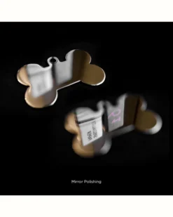 MY FAMILY Bonne Bone In Chrome Custom Pet ID Tag -Pet Sale Shop 48 c02a96c1 82c7 4bf6 955c 8690d033ce10