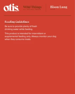 O.T.I.S. Wild Things Bison Lung Filets Dog Treat -Pet Sale Shop 4 0308f2df 5e6f 4422 ad1d 571639f384e1