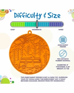 SODA PUP Camp Enrichment Lick Mat With Suction Cups (Made In The USA) 7 SODA PUP Camp Enrichment Lick Mat With Suction Cups (Made In The USA) -Pet Sale Shop 4 59bfb38c 88f2 409f 97dc 3858519ac453