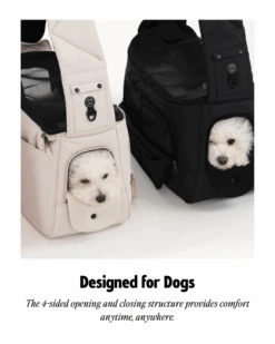 SSOOOK Dog Sling Bag In Black Or Beige 20 SSOOOK Dog Sling Bag In Black Or Beige -Pet Sale Shop 4 65673046 b87b 46dd 86d5 8a0ce02d04be