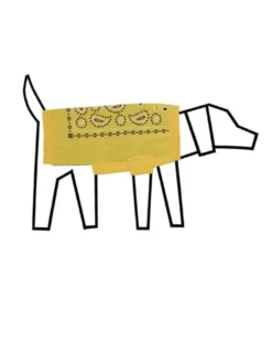 WARE OF THE DOG Merino Wool Bandana Print Sweater In Yellow -Pet Sale Shop 4 8c3ec2df 482a 434a 8365 0d72a91bdcd9