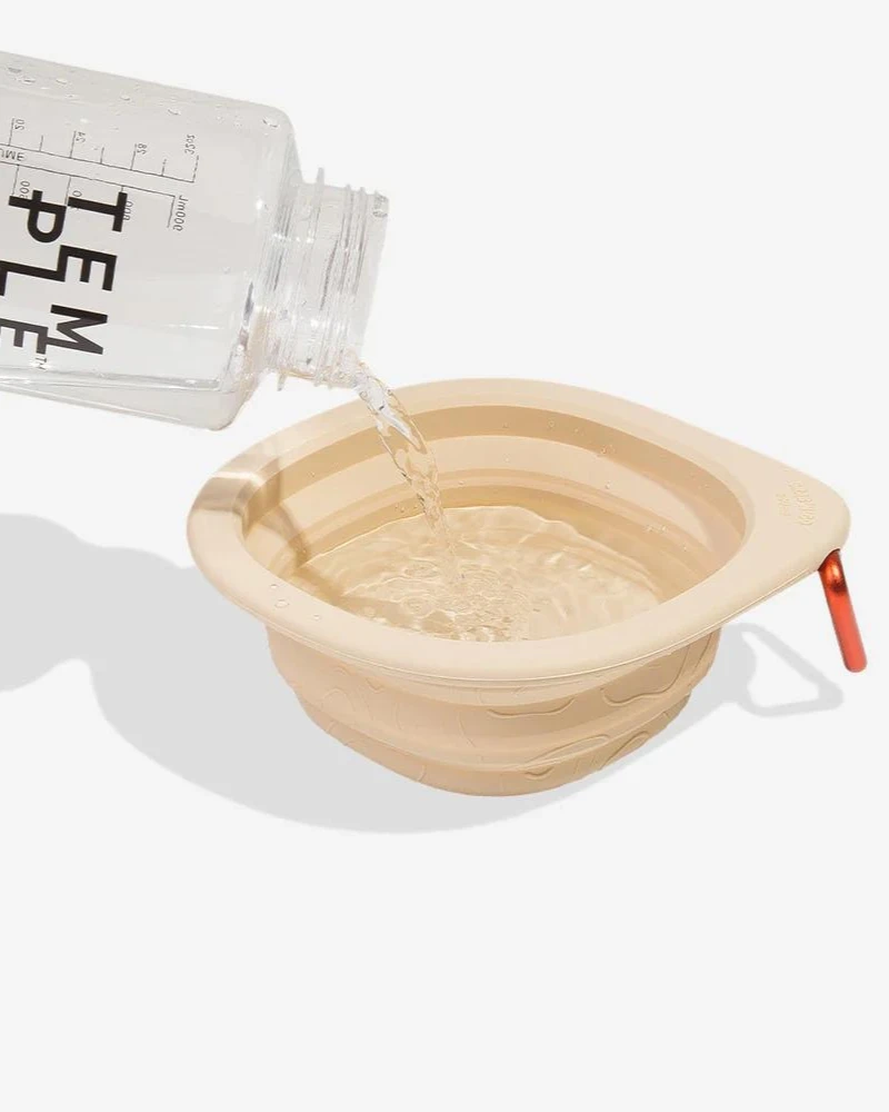 ZEE.DOG Collapsible Go Bowl In Biscotti 4 ZEE.DOG Collapsible Go Bowl In Biscotti - Image 4