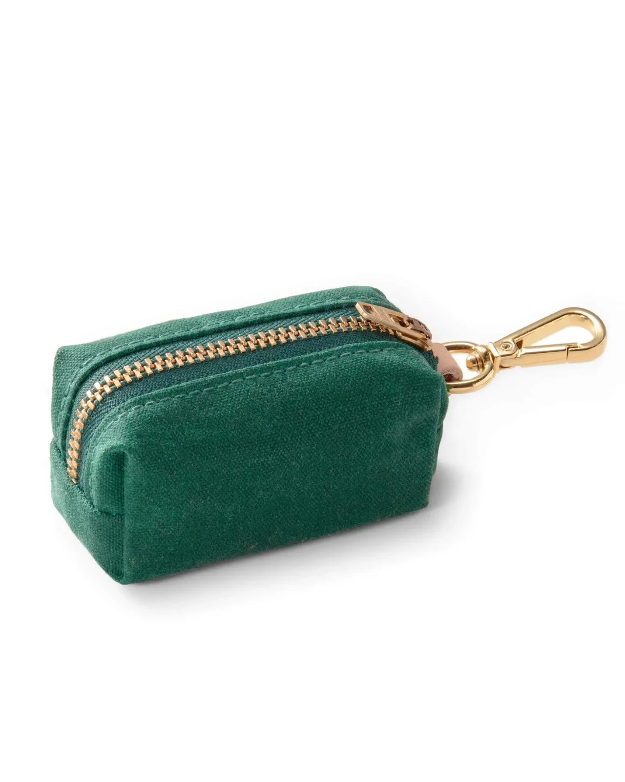 THE FOGGY DOG Evergreen Waxed Canvas Waste Bag Dispenser (Made In The USA) 3 THE FOGGY DOG Evergreen Waxed Canvas Waste Bag Dispenser (Made In The USA) - Image 3