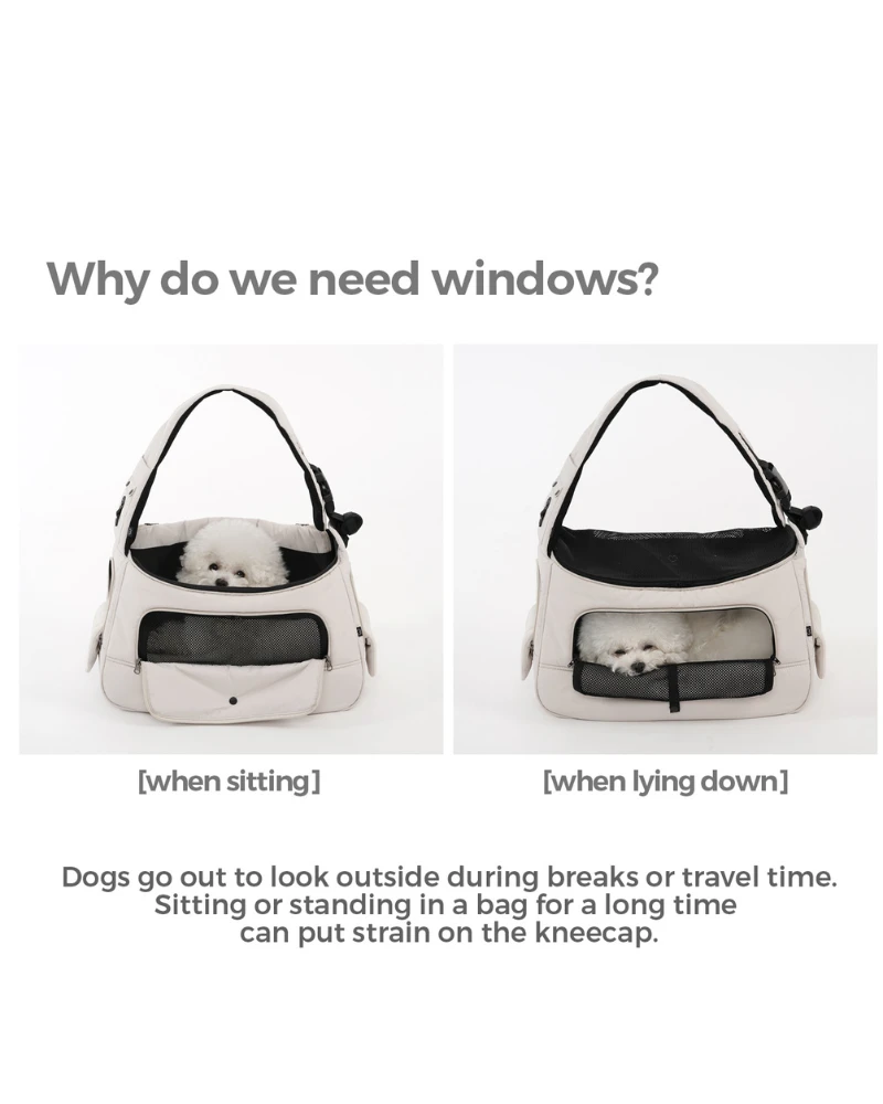 SSOOOK Dog Sling Bag In Black Or Beige 15 SSOOOK Dog Sling Bag In Black Or Beige - Image 15