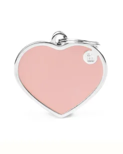 MY FAMILY Handmade Heart Tag In Blush Pink Custom Pet ID Tag -Pet Sale Shop 51 54b3b219 f41c 4780 9b7f b2774ab01671