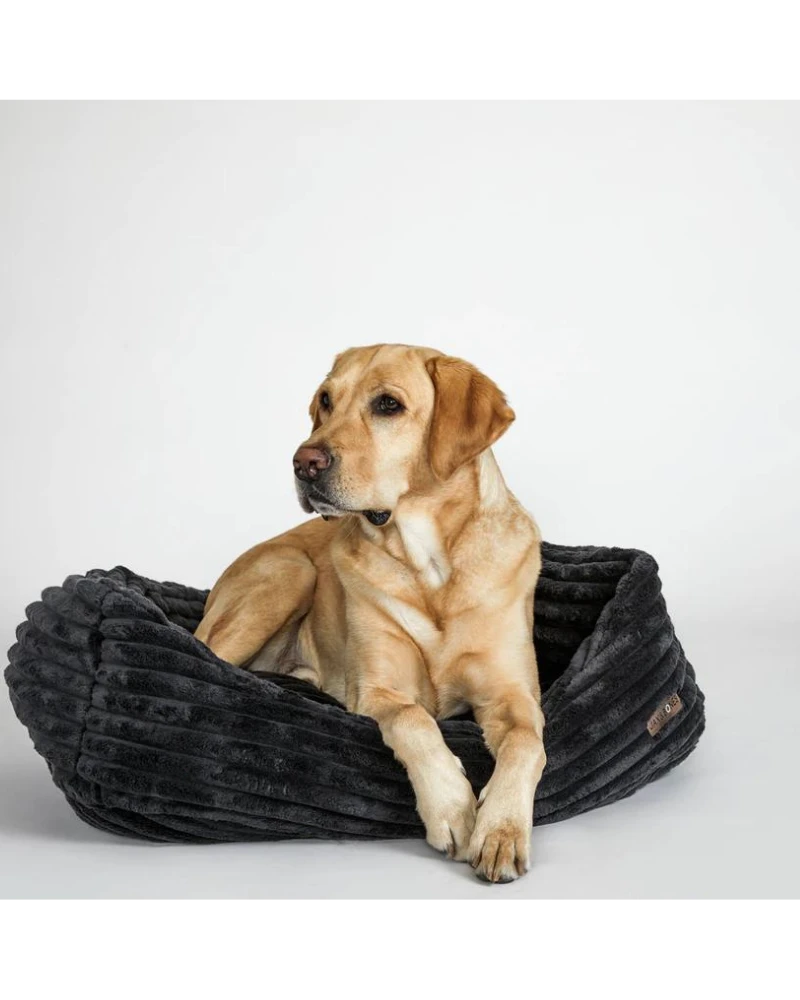 JAX & BONES Napper Dog Bed In Luna Black (Custom/Direct-Ship) (Made In The USA) 1 JAX & BONES Napper Dog Bed In Luna Black (Custom/Direct-Ship) (Made In The USA)