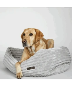 JAX & BONES Napper Dog Bed In Luna Grey (Custom/Direct-Ship) (Made In The USA)