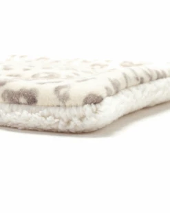 MUTTS & MITTENS Cream Leopard Plush Fleece Pet Napping Mat (Made In The USA) -Pet Sale Shop 56 142db82d 3c3c 4eb2 b8a3 aa61d340a9b3