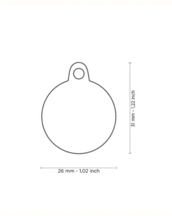 MY FAMILY Handmade Circle Tag In Jet Black Custom Pet ID Tag -Pet Sale Shop 56 406dbbbc 9798 49e7 b744 bad9fe50c387