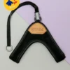 CHARLIE'S BACKYARD Adjustable Easy Dog Harness In Black