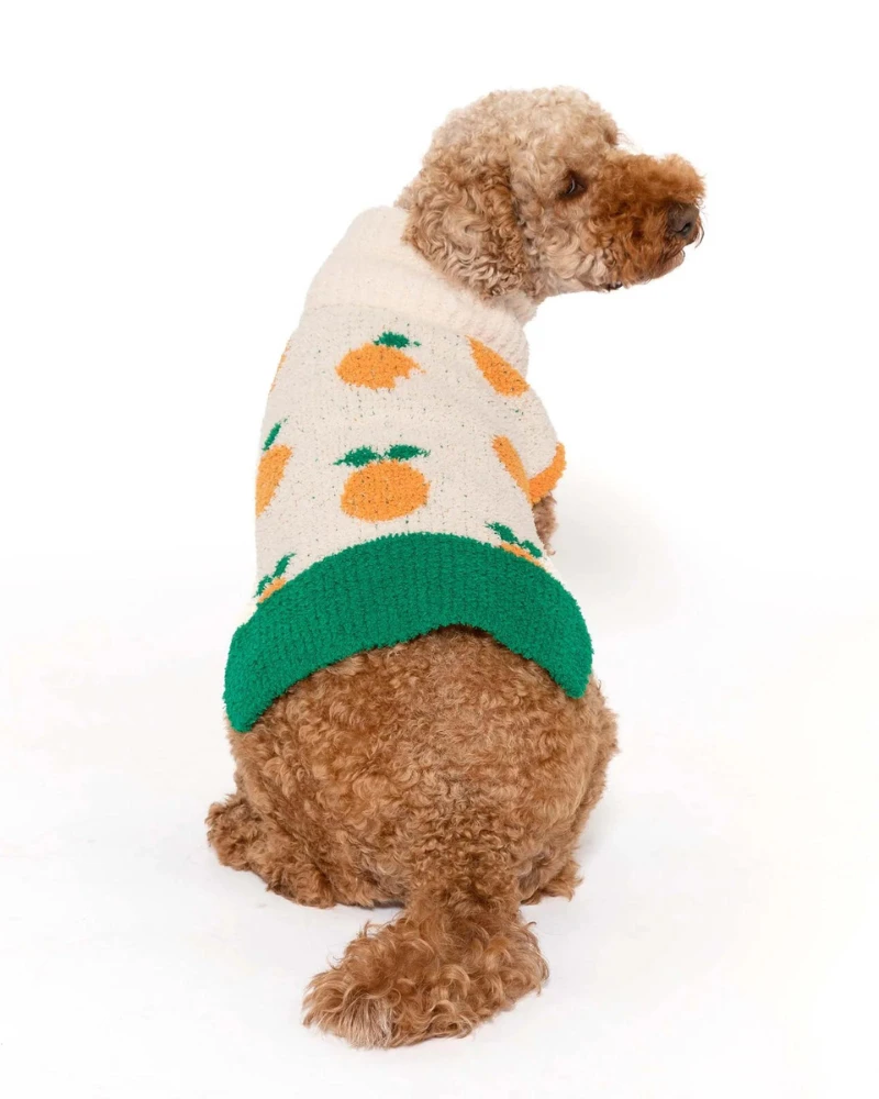 THE FURRYFOLKS Orange Dog Sweater 7 THE FURRYFOLKS Orange Dog Sweater - Image 7