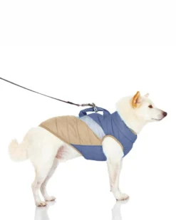 GOOBY Mountaineer Waterproof Dog Harness Jacket In Tan & Moonstone Blue (FINAL SALE) -Pet Sale Shop 5 84382fa5 193f 4b02 803a 54ccc29a342a