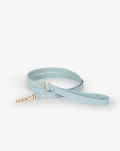 BRANNI Sky Blue Nara Leather Dog Leash With Brass Hardware (Made In Italy) 11 BRANNI Sky Blue Nara Leather Dog Leash With Brass Hardware (Made In Italy) -Pet Sale Shop 5 92bf2341 d188 4cb0 8483 31f2036f3f3b