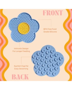 HEALTHY HOUND Coming Up Daisies Suction Cup Lick Mat For Cats + Dogs -Pet Sale Shop 5 abad54e9 e586 4f9a a41b 0654679f8be7