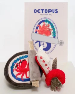 THE FURRY FOLKS Tinned Octopus Nosework Dog Toy -Pet Sale Shop 76 15051503 7f84 409a ab24 a16a030502cd