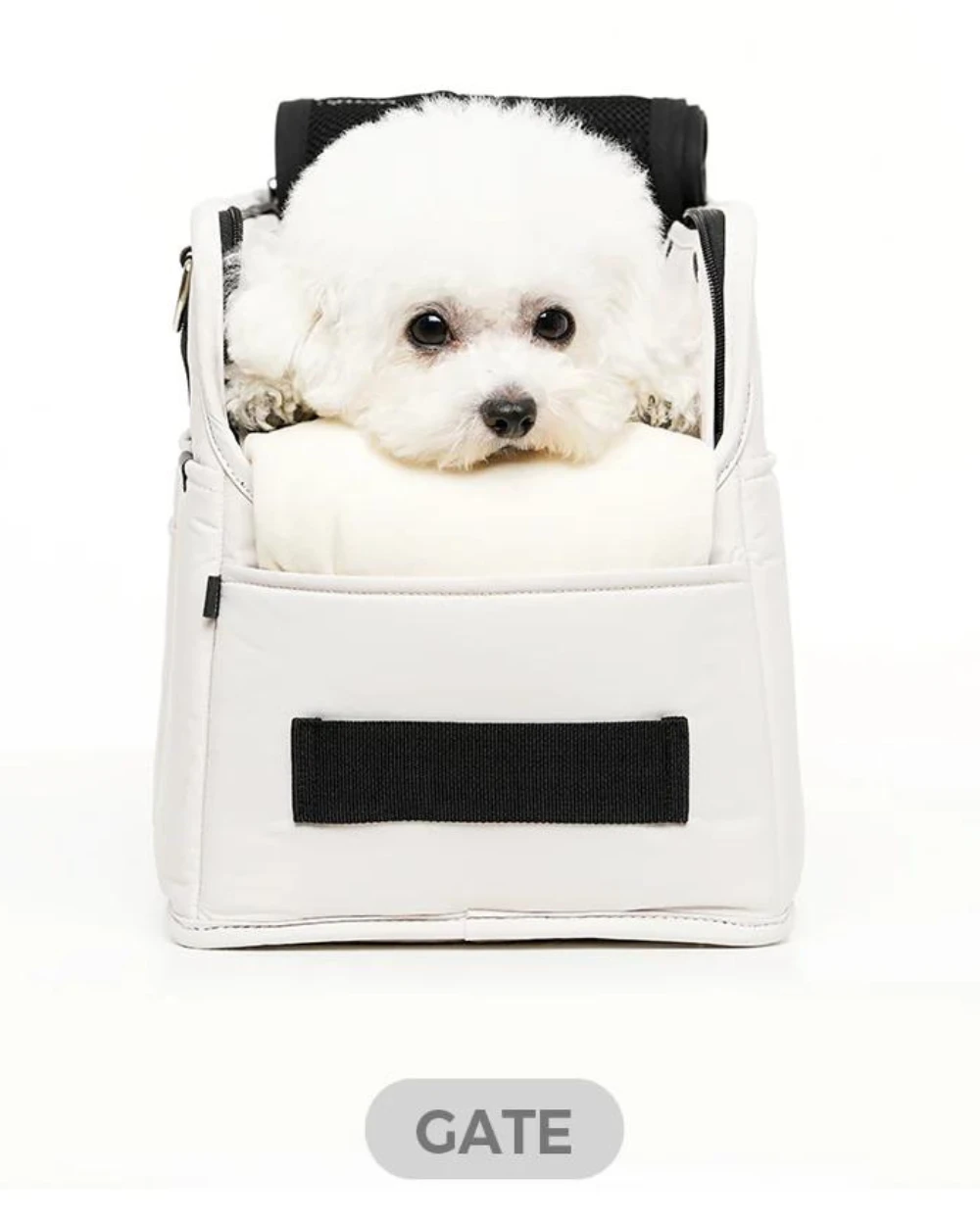 SSOOOK Adjustable Strap Dog Carrier Bag In Black 5 SSOOOK Adjustable Strap Dog Carrier Bag In Black - Image 5