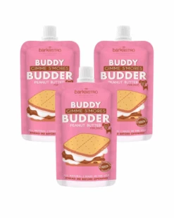 BARK BISTRO Buddy Budder Peanut Butter Squeeze Pack For Dogs </br> (Made In The USA) -Pet Sale Shop 7 12395a8f 78e7 4f65 a65d 5a7d56566340