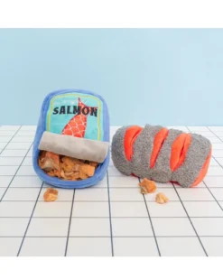 THE FURRY FOLKS Tinned Salmon Nosework Dog Toy -Pet Sale Shop 81 9d52b60a 7f5d 4ef5 88c7 63265a9f8432