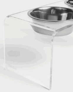 HIDDIN Clear Lucite Double Bowl Pet Feeder (Made In The USA) (Direct-Ship) 25 HIDDIN Clear Lucite Double Bowl Pet Feeder (Made In The USA) (Direct-Ship) -Pet Sale Shop 88 6dc0a9c7 dcb0 41c4 ab9f 02a85841e810