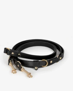 BRANNI Black Nara Hands-Free Leather Dog Leash With Brass Hardware (Made In Italy) 9 BRANNI Black Nara Hands-Free Leather Dog Leash With Brass Hardware (Made In Italy) -Pet Sale Shop 8 40daa8bc 0d9b 4484 aeec a6fc4e5646e9