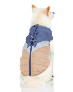 GOOBY Mountaineer Waterproof Dog Harness Jacket In Tan & Moonstone Blue (FINAL SALE) -Pet Sale Shop 9 125bb337 1abf 478a ac4f a68274c6563f