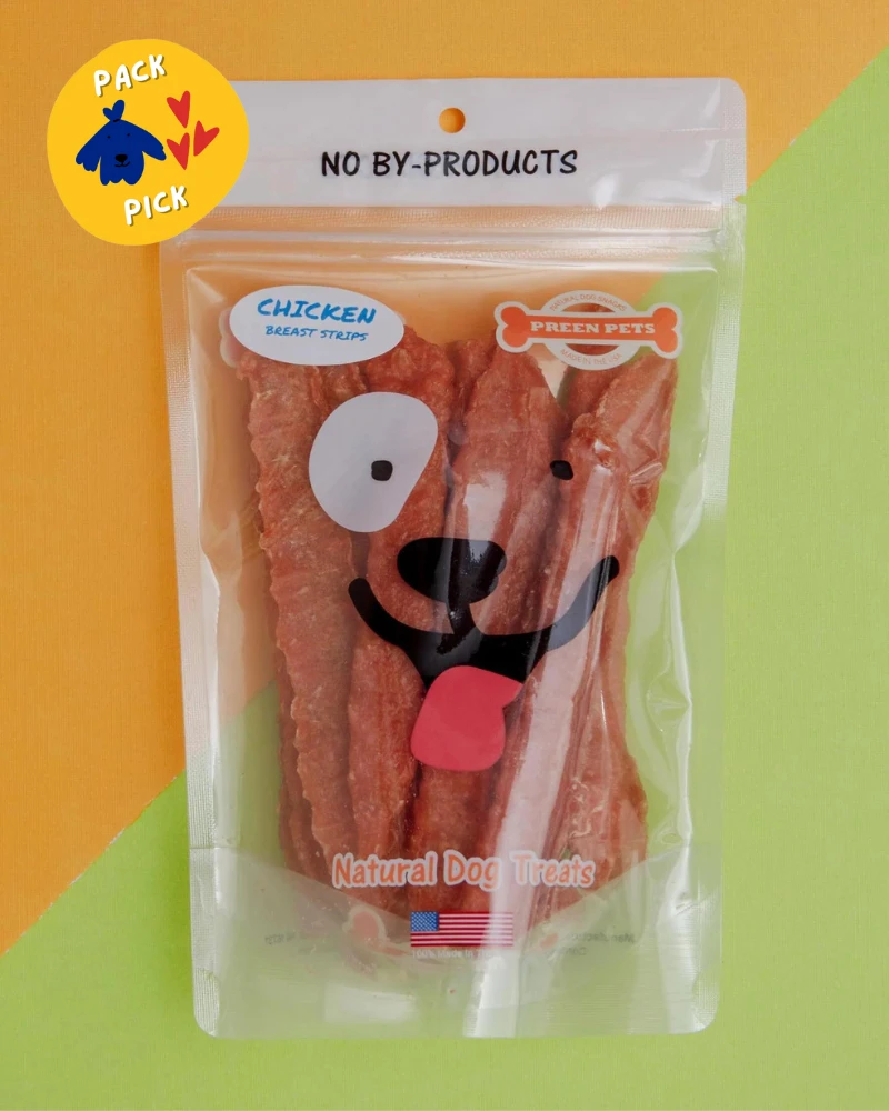 PREEN PETS Chicken Breast Strips Crunchy Dog Treats (Made In The USA) 1 PREEN PETS Chicken Breast Strips Crunchy Dog Treats (Made In The USA)