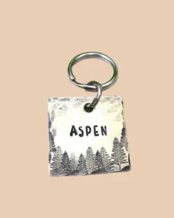 THE COPPER POPPY Aspen Custom Dog ID Tag (Custom/Drop-Ship) (Made In The USA) -Pet Sale Shop 9 d1dc0f4e ea7c 4387 af07 935b33deed78