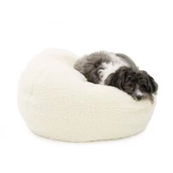 CAROLINA PET COMPANY Cheeky Pouf In Sherpa (Custom/Drop-Ship)