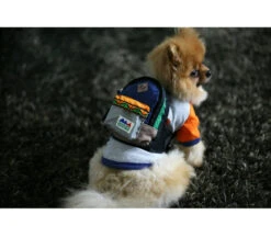 CHARLIE'S BACKYARD Charlie's Bag Backpack In Navy -Pet Sale Shop CHARLIE S BACKYARD Navy Backpack 2