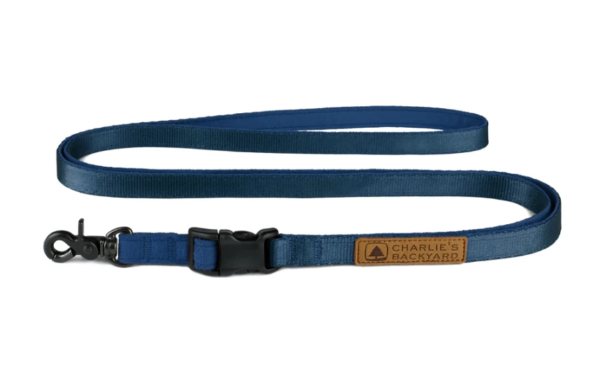 CHARLIE'S BACKYARD Adjustable Easy Dog Leash In Navy 5 CHARLIE'S BACKYARD Adjustable Easy Dog Leash In Navy - Image 5