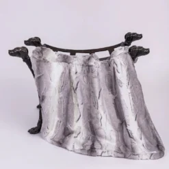 HELLO DOGGIE Cashmere Collection Faux-Fur Dog Bed In Soft Grey (Custom/Direct-Ship) (Made In The USA) -Pet Sale Shop Cashmere Blanket Angora Hello Doggie 124bc810 3eb1 442b b11b d2f03a84aae5