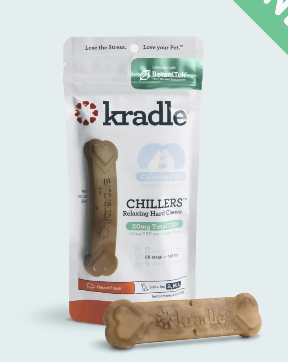 KRADLE Chillers CBD Hard Chews For Dogs (2 Pack) 2 KRADLE Chillers CBD Hard Chews For Dogs (2 Pack) - Image 2