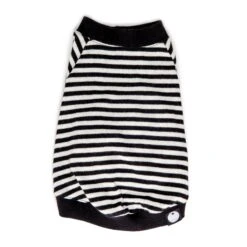 DOG & CO. COLLECTION Cheeky Stripe Pullover In Black & White With Black Trim -Pet Sale Shop DOG CO. Cheeky Stripe Pullover in Black White with Black Trim 5