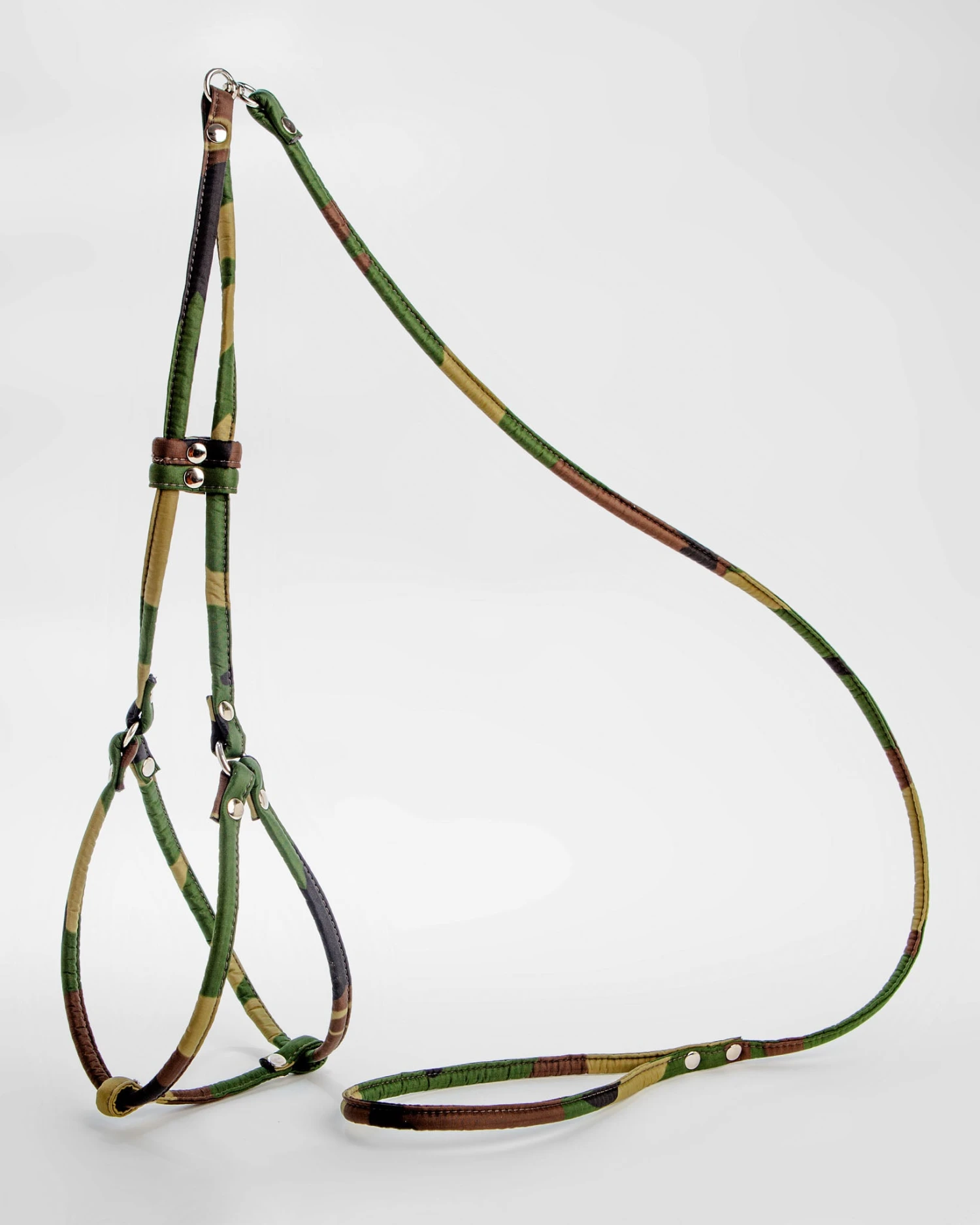 DOG & CO. Nylon Step-In Adjustable Dog Harness In Camo (Made In The USA) 1 DOG & CO. Nylon Step-In Adjustable Dog Harness In Camo (Made In The USA)