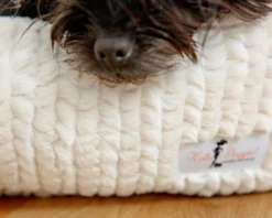 HELLO DOGGIE Paris Dog Bed In Ivory (Made In The USA) (Direct-Ship) -Pet Sale Shop DOG CO 1C5A4087