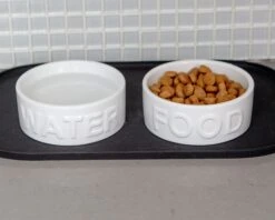 PARK LIFE DESIGNS Classic Food Ceramic Pet Bowl In White 7 PARK LIFE DESIGNS Classic Food Ceramic Pet Bowl In White -Pet Sale Shop DOG CO 1C5A4523