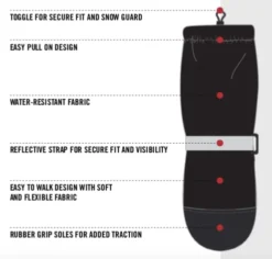 CANADA POOCH Soft Shield Dog Boots In Black -Pet Sale Shop DogBoots3