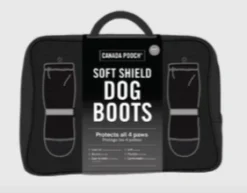 CANADA POOCH Soft Shield Dog Boots In Black -Pet Sale Shop DogBoots4
