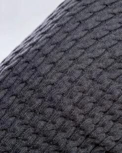 DOG & CO. COLLECTION The Uptown Cable Knit Sweater In City Slush Grey Merino Wool (Made In NYC) 20 DOG & CO. COLLECTION The Uptown Cable Knit Sweater In City Slush Grey Merino Wool (Made In NYC) -Pet Sale Shop Dog CO 1C5A2190