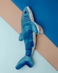 FLUFF & TUFF Tank The Shark Plush Squeaky Dog Toy