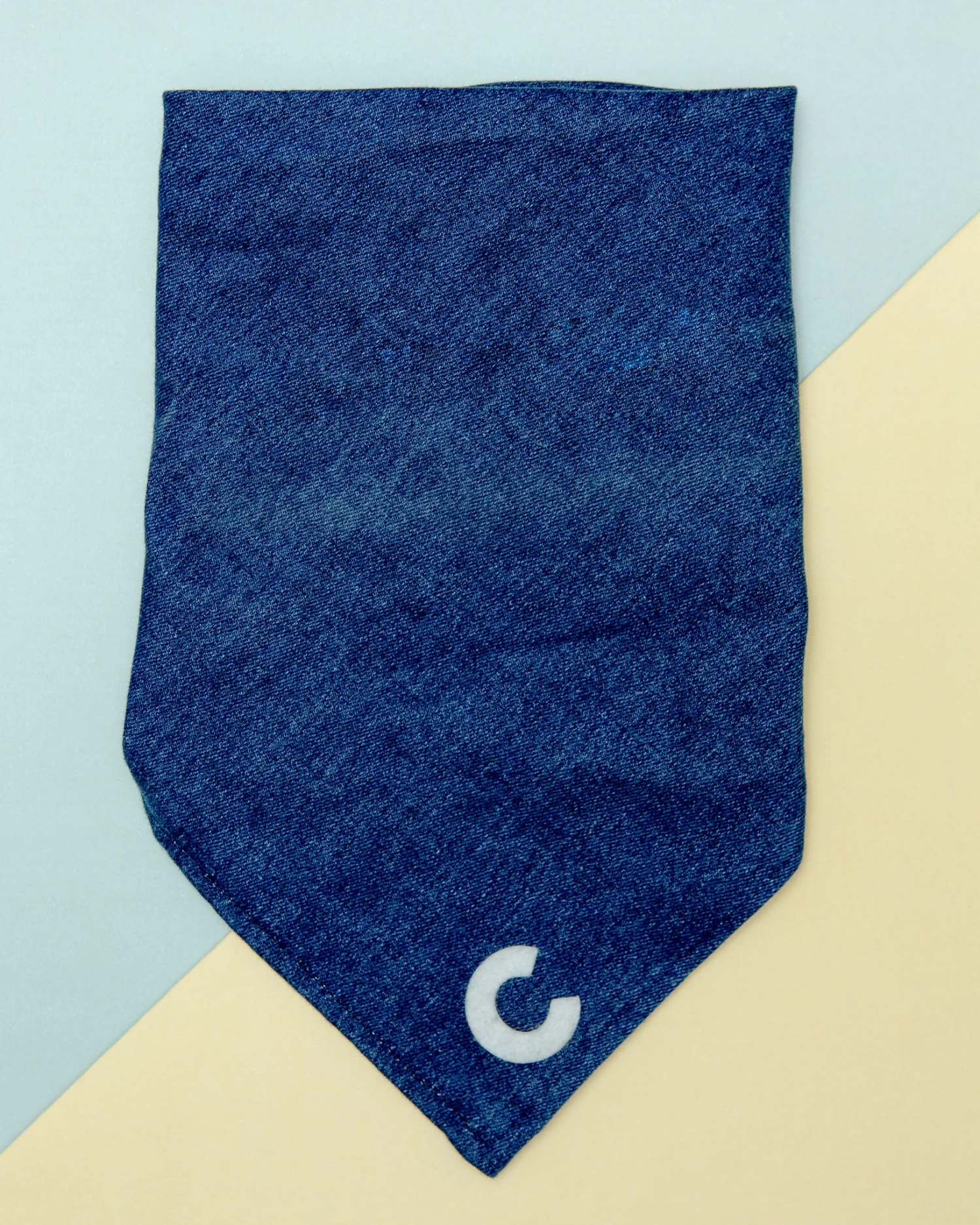 THRIFT DOG Custom Initial Bandana In Dark Denim (Drop-Ship) 4 THRIFT DOG Custom Initial Bandana In Dark Denim (Drop-Ship) - Image 4