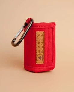CHARLIE'S BACKYARD Easy Dog Poo Bag In Red