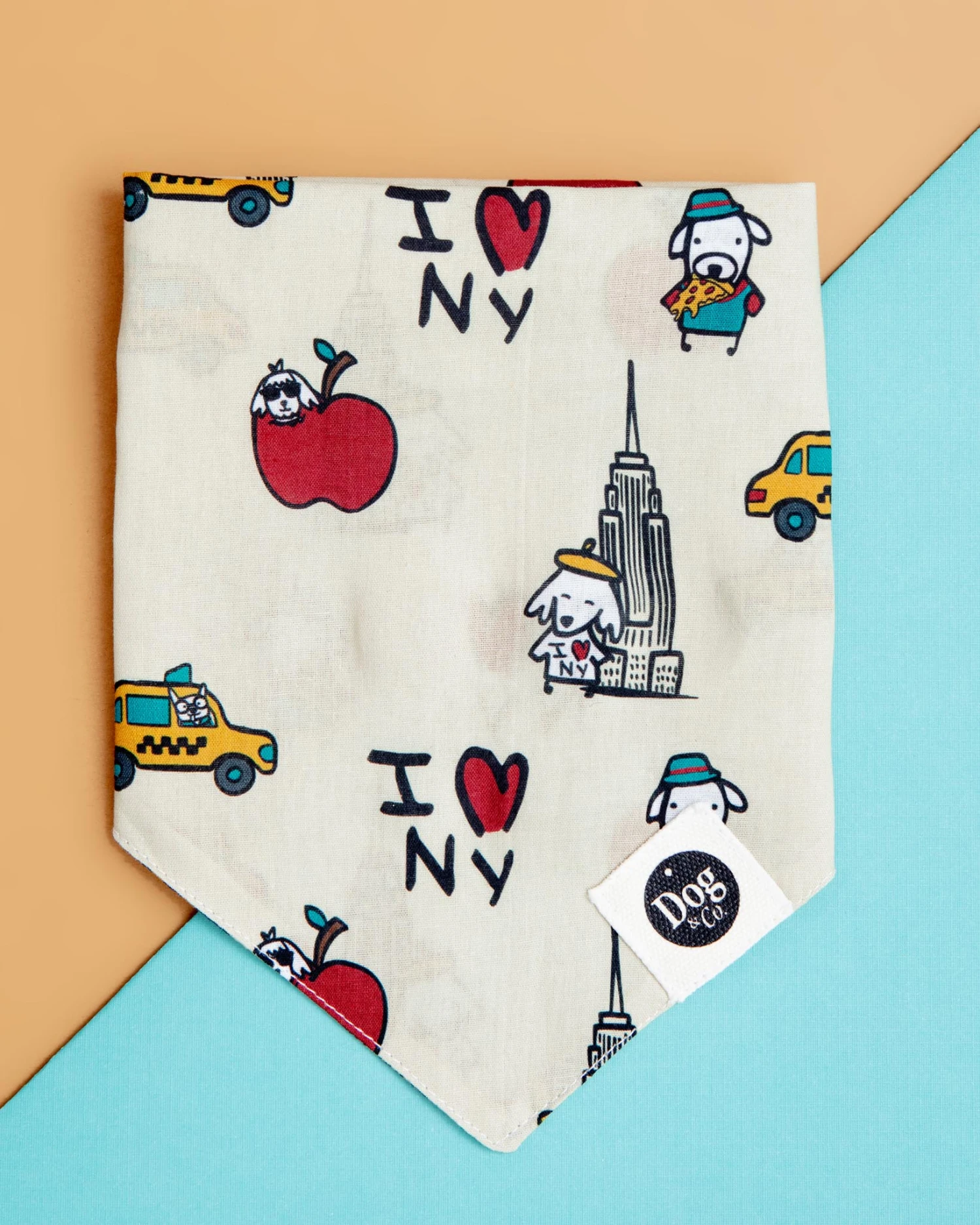 DOG & CO. I Love New York Dog Bandana (Dog & Co. Exclusive) 4 DOG & CO. I Love New York Dog Bandana (Dog & Co. Exclusive) - Image 4