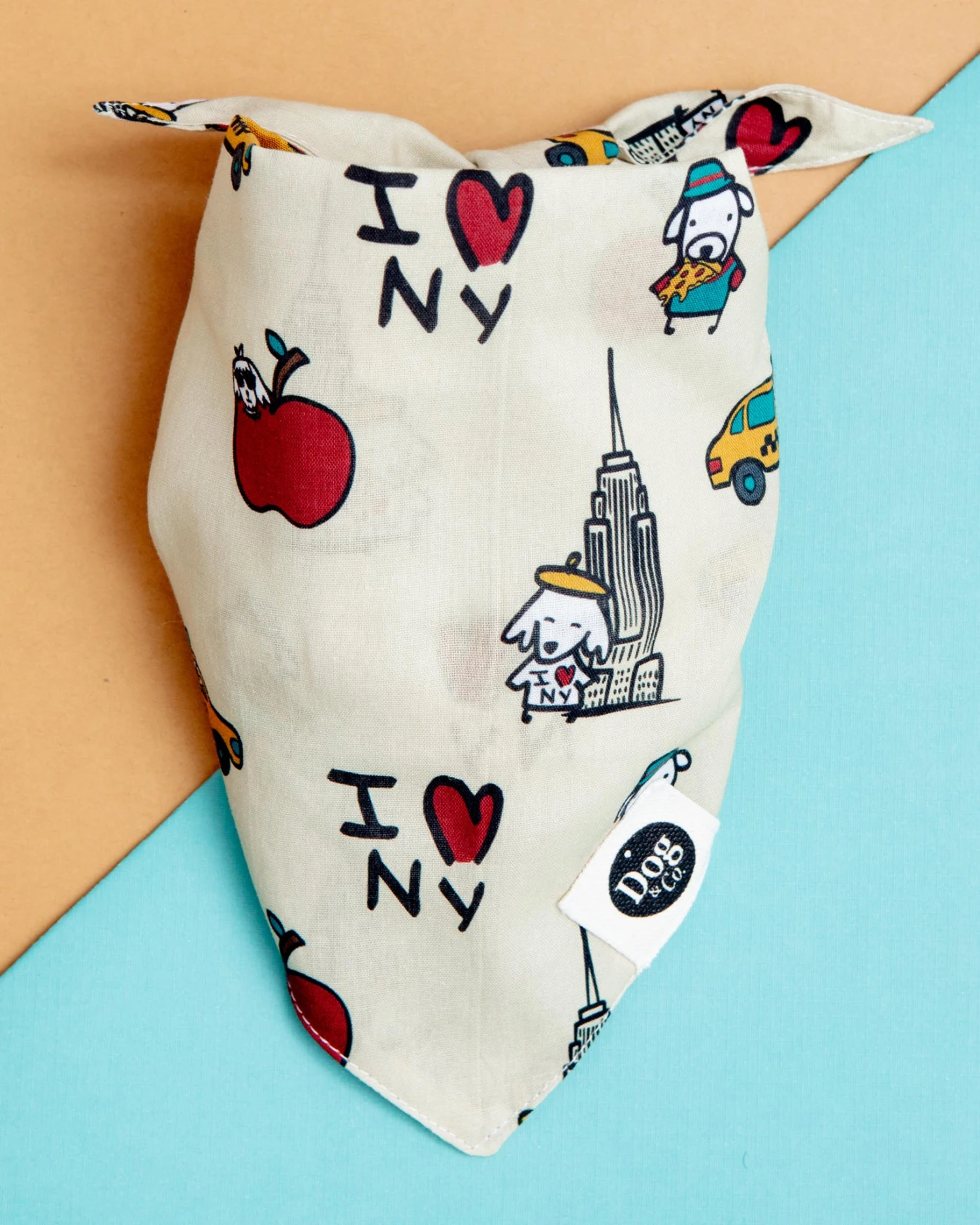 DOG & CO. I Love New York Dog Bandana (Dog & Co. Exclusive) 3 DOG & CO. I Love New York Dog Bandana (Dog & Co. Exclusive) - Image 3