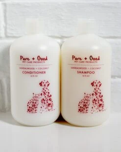 PURE + GOOD Sandalwood & Coconut Deep Cleansing Conditioner For Dogs & Cats -Pet Sale Shop Dog Co 1C5A0765