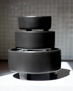 WAGGO Uplift Ceramic Dog Bowl In Black (FINAL SALE)