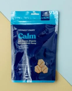 HONEST PAWS Calm Bites CBD Dog Treats In Peanut Butter Flavor